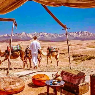 Camel Ride Adventure in Agafay desert